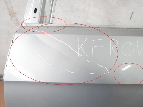 Drzwi lewe tył tylne LA7W VW GOLF VII 5D KOMBI 12-16