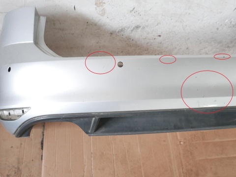 Zderzak dyfuzor dokładka tył tylny LA7W VW GOLF VII 5D KOMBI 12-16