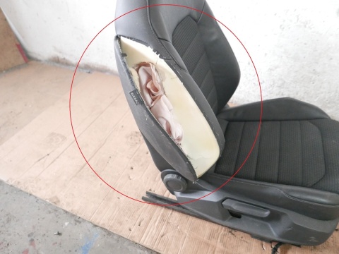 Fotel prawy pasażera przód grzany VW GOLF VII KOMBI 5D 12-16