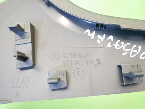 Osłona zaślepka tunelu prawa 5G1863488B VW GOLF VII 12-16