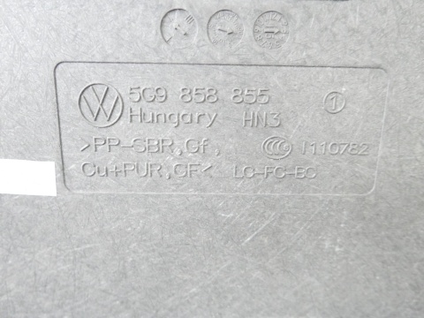 Wykładzina dywanik płyta bagażnika 5G9858855 VW GOLF VII KOMBI 12-16