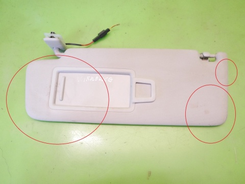 Osłona przeciwsłoneczna lewa VW GOLF VII 12-16