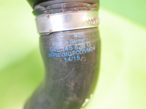 Rura wąż przewód powietrza 04L145828G 04L131111M VW GOLF VII 2.0 TDI 12-16