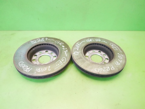 Tarcze hamulcowe przód przednie 287mm VW GOLF VII 2.0 TDI KOMBI 12-16