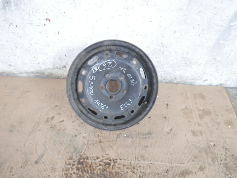 Felga stalowa 14 14x6 5x100 et43 VW POLO IV 9N