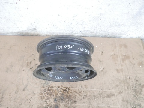 Felga stalowa 14 14x6 5x100 et43 VW POLO IV 9N