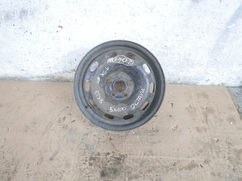 Felga stalowa 15 5x100 15x6 et 38 SKODA OCTAVIA I