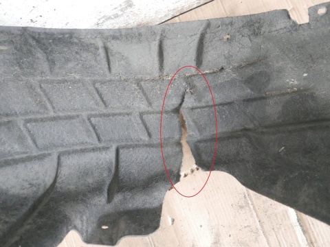 Nadkole lewe tył tylne VW GOLF VII KOMBI 12-16