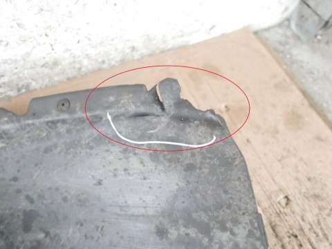 Nadkole lewe przód część tylna 5G0805977C VW GOLF VII KOMBI 12-16