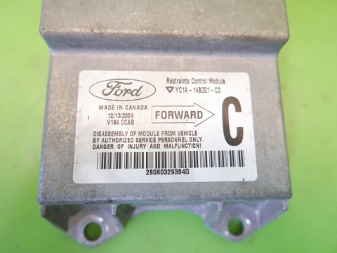 Moduł sensor airbag poduszek 1C1A14B321CD TRANSIT MK6 2.4 TDDI 00-06