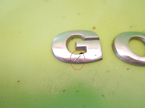 Logo znaczek emblemat napis tył VW GOLF V HB 03-09