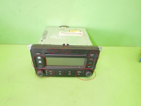 Radio radioodtwarzacz fabryczny VW GOLF V 1K 03-09