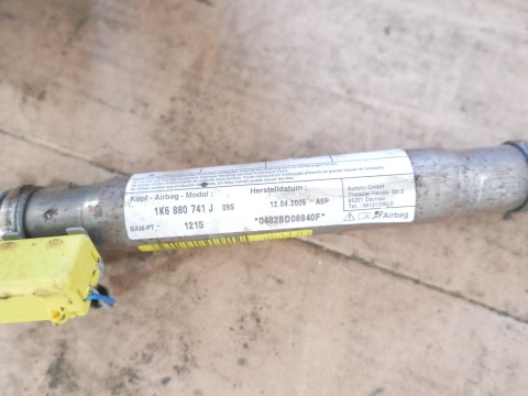 Kurtyna powietrzna airbag lewa 1K6880741J VW GOLF V 1K HB 5D 03-09