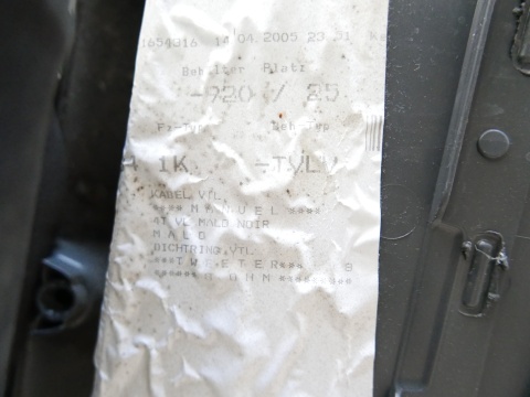 Boczek tapicerka drzwi lewa przód VW GOLF V 1K HB 5D 03-09