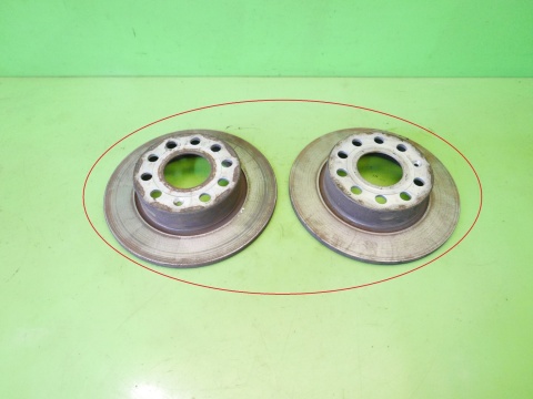Tarcze hamulcowe tył tylne 255mm VW GOLF V 1.4 16V HB 03-09