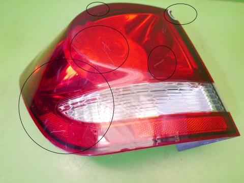 Lampa lewa tył w błotnik Visteon 68078481AD FIAT FREEMONT I 11-15