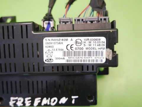 Moduł sterownik HFM BT bluetooth 05091073AH FIAT FREEMONT I 11-15