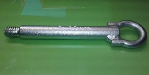 Hak ucho oczko holownicze długość 23cm TOYOTA COROLLA XII E21