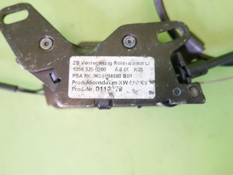 Zamek rygiel dachu lewy 9651004680 PEUGEOT 307 CC I PHII FL CABRIO 05-08