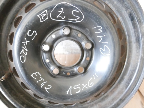 Felga stalowa 15 15x6 5x120 et42 is42 1181959 BMW E36 93-96