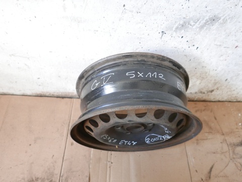 Felga stalowa 15'' 15X6 ET47 5X112 1K0601027C VW TOURAN I 1T 03-06