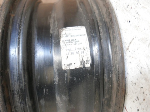 Felga stalowa 16 5x100 16x6,5 et 42 AUDI A3 8L FL 00-03