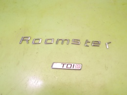 Logo znaczek emblemat napis tył SKODA ROOMSTER I 5J TDI 06-10
