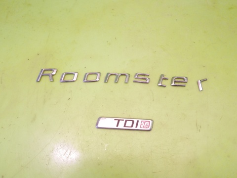 Logo znaczek emblemat napis tył SKODA ROOMSTER I 5J TDI 06-10