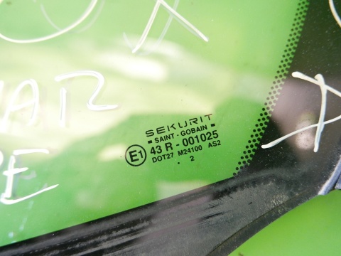 Szyba drzwiowa lewa tył mała JAGUAR X-TYPE X400 XTYPE SEDAN 01-07