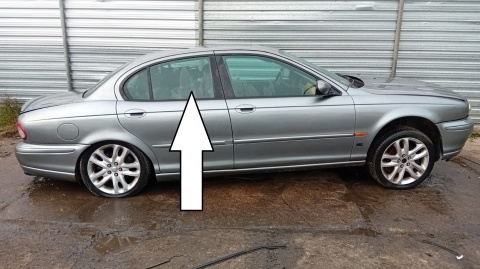 Szyba drzwiowa prawa tył duża JAGUAR X-TYPE X400 XTYPE SEDAN 01-07