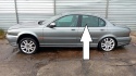 Szyba drzwiowa lewa tył duża JAGUAR X-TYPE X400 XTYPE SEDAN 01-07