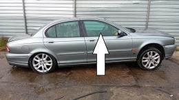Szyba drzwiowa prawa przód JAGUAR X-TYPE X400 XTYPE SEDAN 01-07