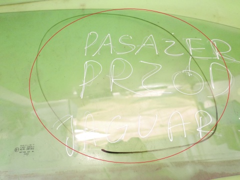 Szyba drzwiowa prawa przód JAGUAR X-TYPE X400 XTYPE SEDAN 01-07