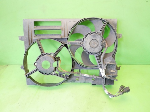 Wentylator chłodnicy + ramka obudowa JAGUAR X-TYPE XTYPE X400 2.5 V6 01-07