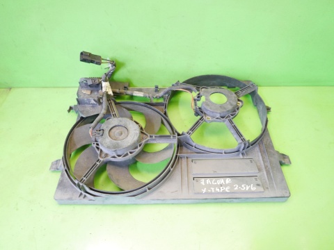 Wentylator chłodnicy + ramka obudowa JAGUAR X-TYPE XTYPE X400 2.5 V6 01-07