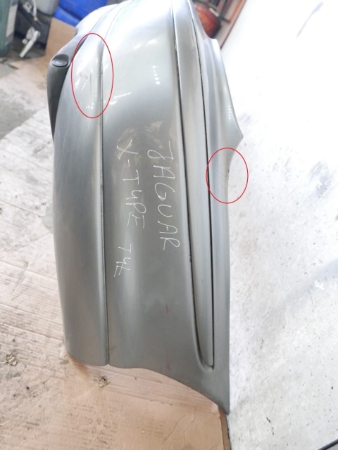 Zderzak tył tylny LHK JAGUAR X-TYPE X400 SEDAN 01-07