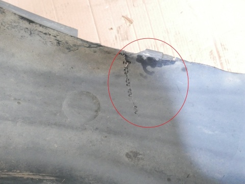 Nadkole prawe tył 1X4354279D22AD JAGUAR X-TYPE XTYPE X400 SEDAN 01-07