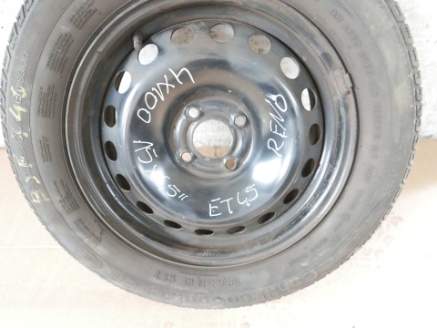 Koło zapasowe 15 4x100 15x6,5 et45 195/65r15 RENAULT MEGANE II