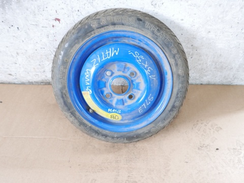 Koło dojazdowe zapasowe 13 13x3,5 4x114,3 et45 T105/80d13 DAEWOO MATIZ M150
