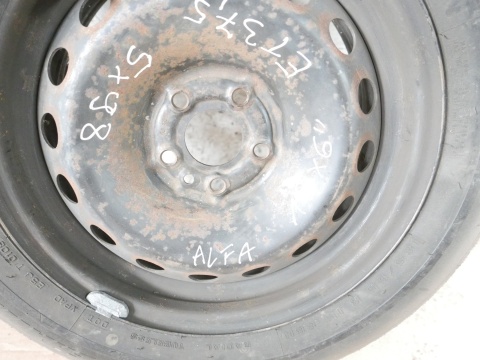 Koło zapasowe 15 15X6 5X98 ET37,5 185/65r15 ALFA ROMEO 156
