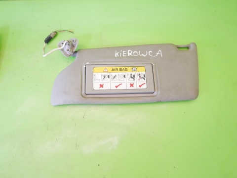 Osłona przeciwsłoneczna prawa + lewa JAGUAR X-TYPE XTYPE X400 01-07