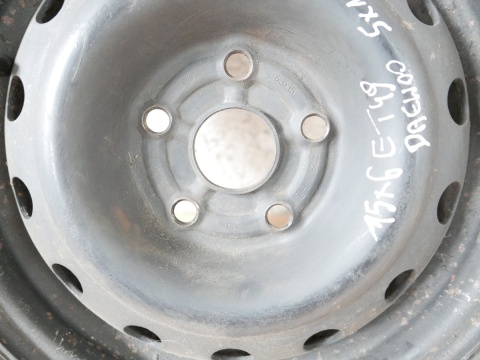 Koło zapasowe 15x6 5x114,3 et49 195/65R15 DAEWOO LEGANZA I V100
