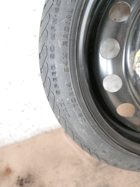 Koło dojazdowe zapasowe 14 14x4 4x100 et40 T105/70r14 NISSAN MICRA K12 III