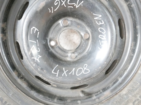 Koło zapasowe 15 15X6 4X108 ET27 195/65R15 PEUGEOT 307 CC I FL CABRIO 05-08