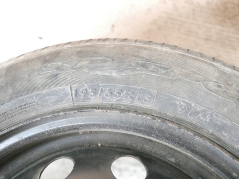 Koło zapasowe 15 15X6,5 4X98 et43 195/65r15 FIAT STILO