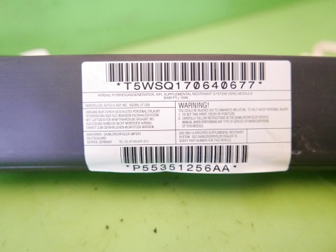 Kurtyna powietrzna airbag prawa P55351256AA DODGE CALIBER I PM 06-09