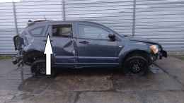 Szyba drzwiowa prawa tył mała DODGE CALIBER I PM 06-09