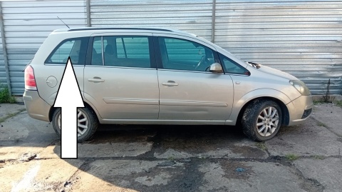 Szyba karoseryjna prawa tył OPEL ZAFIRA B II 05-08