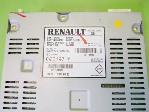 Radio nawigacja navi 281151412R RENAULT KADJAR I 15-18