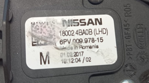 Pedał potencjometr gazu Hella 180024BA0B RENAULT KADJAR I 1.2 TCE 15-18